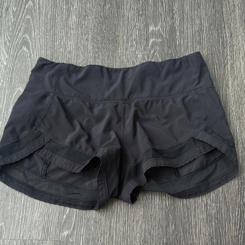 lululemon athletica Black Athletic Shorts